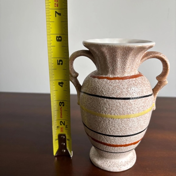 Vintage West German Ceramic 1960s Vase Scheurich 233-14 Mid Century Design 5.75" - Picture 7 of 9